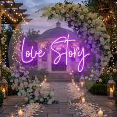 Love Story Led Neon Sign Light