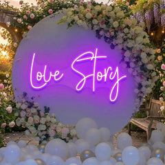 Love Story Led Neon Sign Light