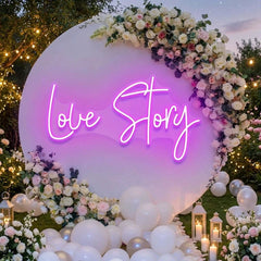 Love Story Led Neon Sign Light