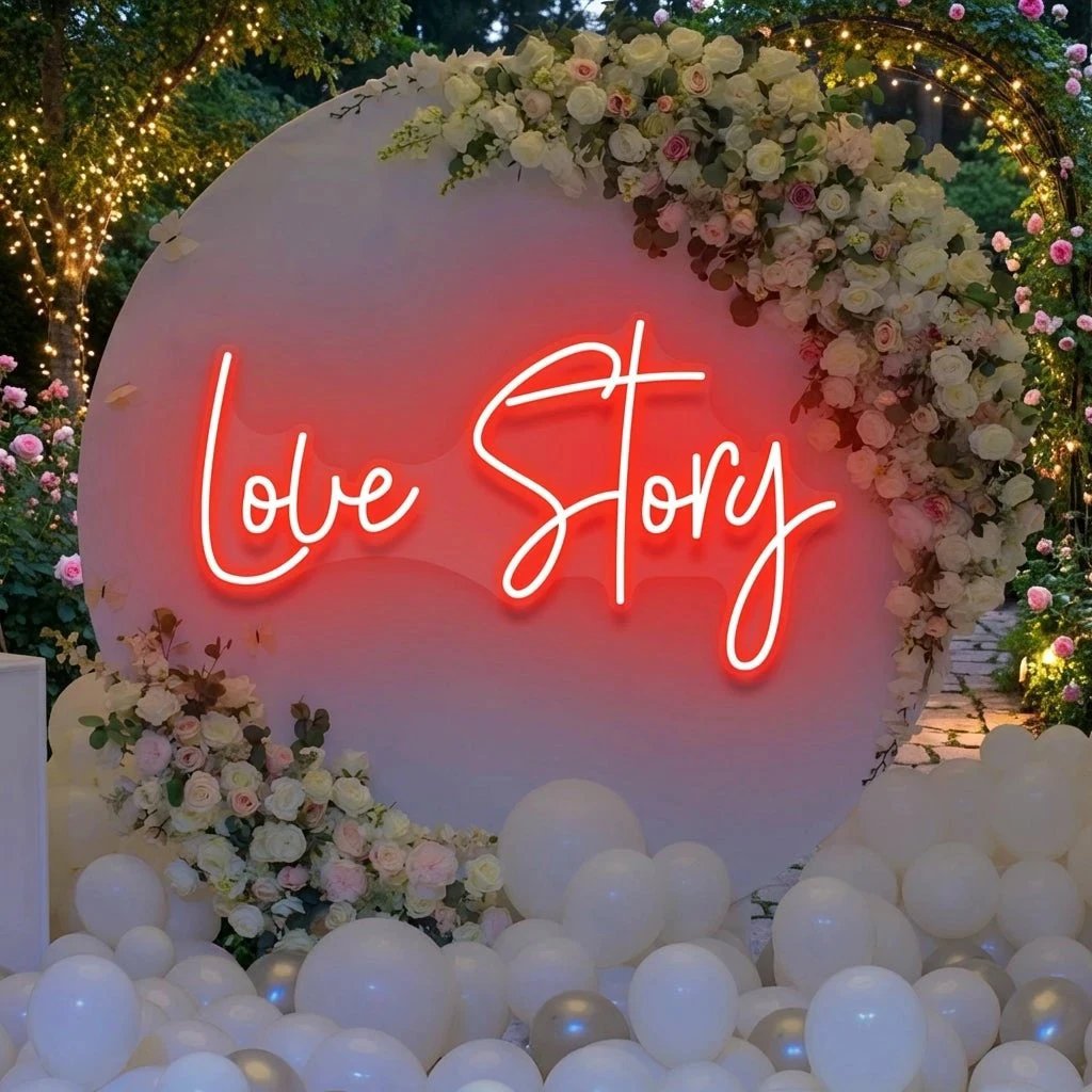 Love Story Led Neon Sign Light