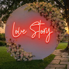 Love Story Led Neon Sign Light