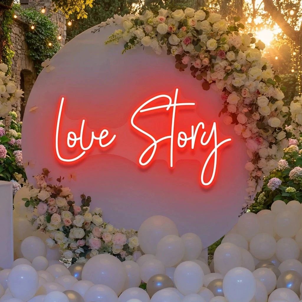 Love Story Led Neon Sign Light