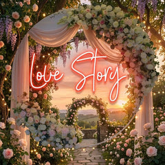 Love Story Led Neon Sign Light
