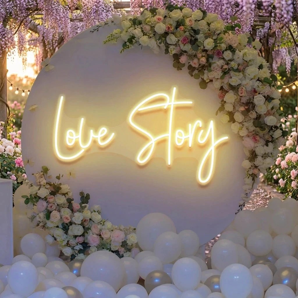 Love Story Led Neon Sign Light