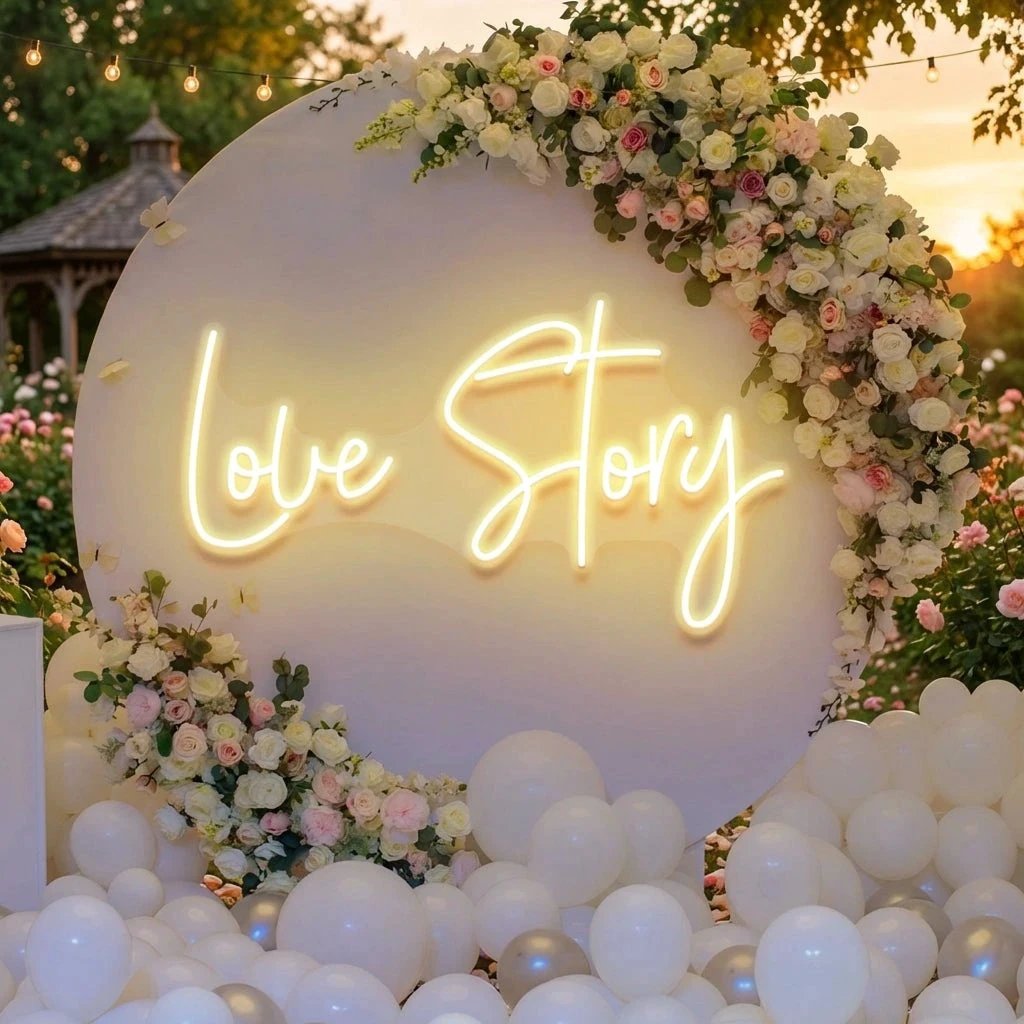 Love Story Led Neon Sign Light