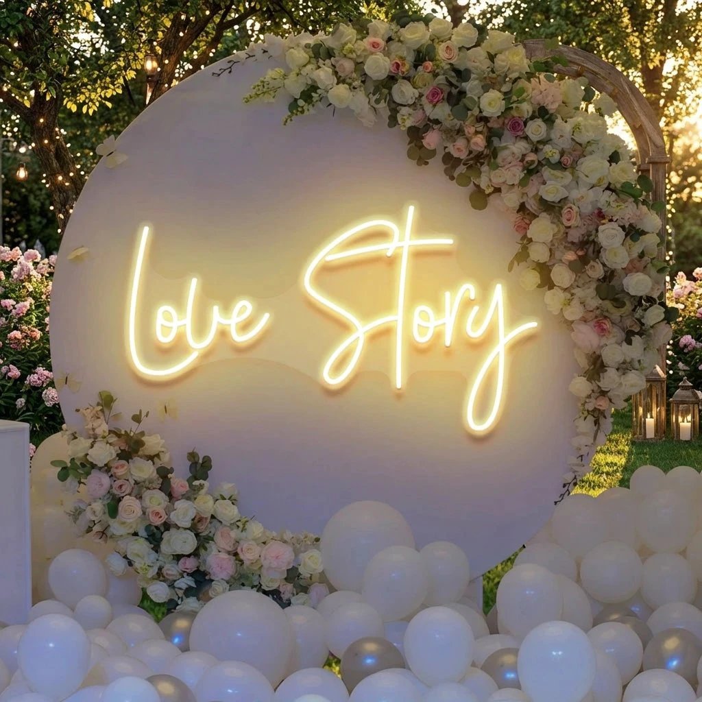 Love Story Led Neon Sign Light