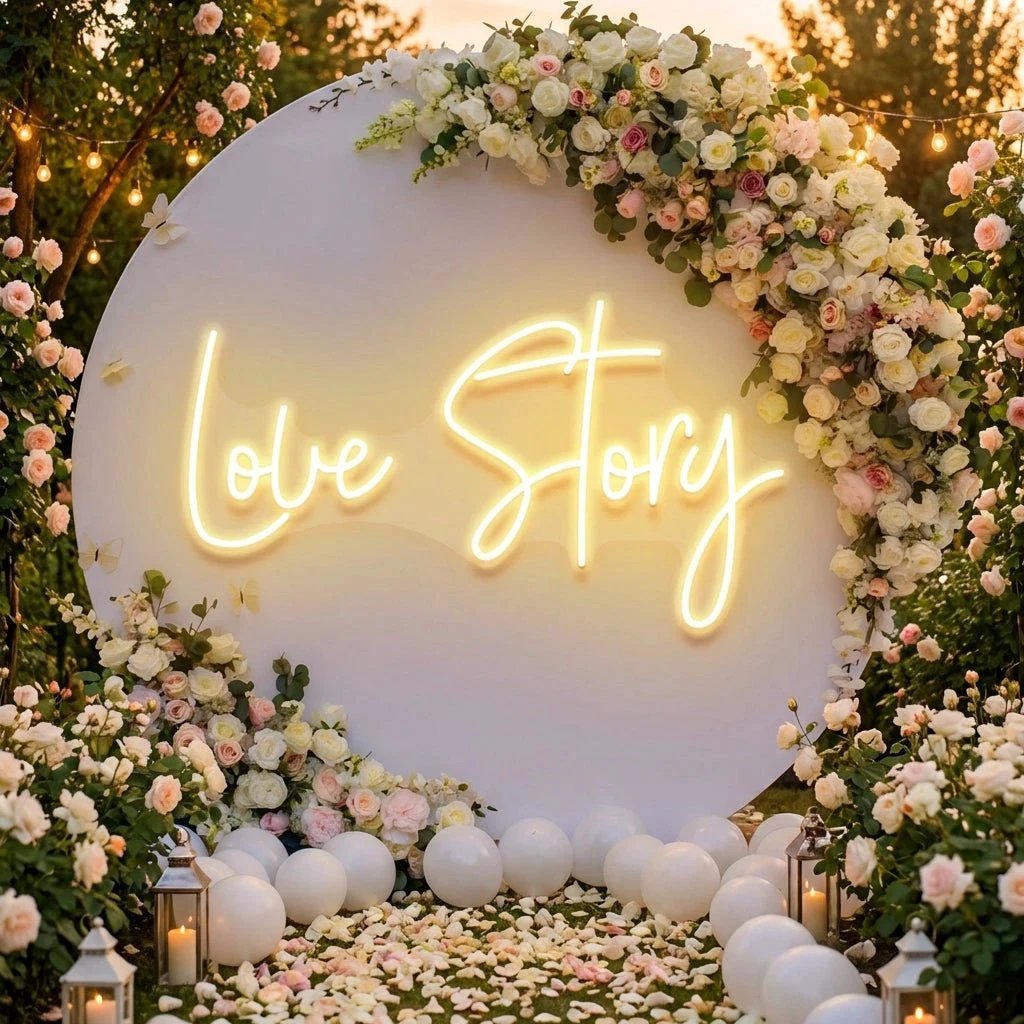Love Story Led Neon Sign Light