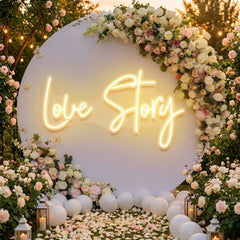Love Story Led Neon Sign Light