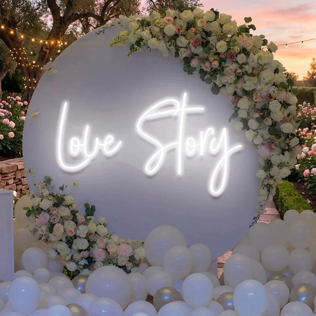 Love Story Led Neon Sign Light