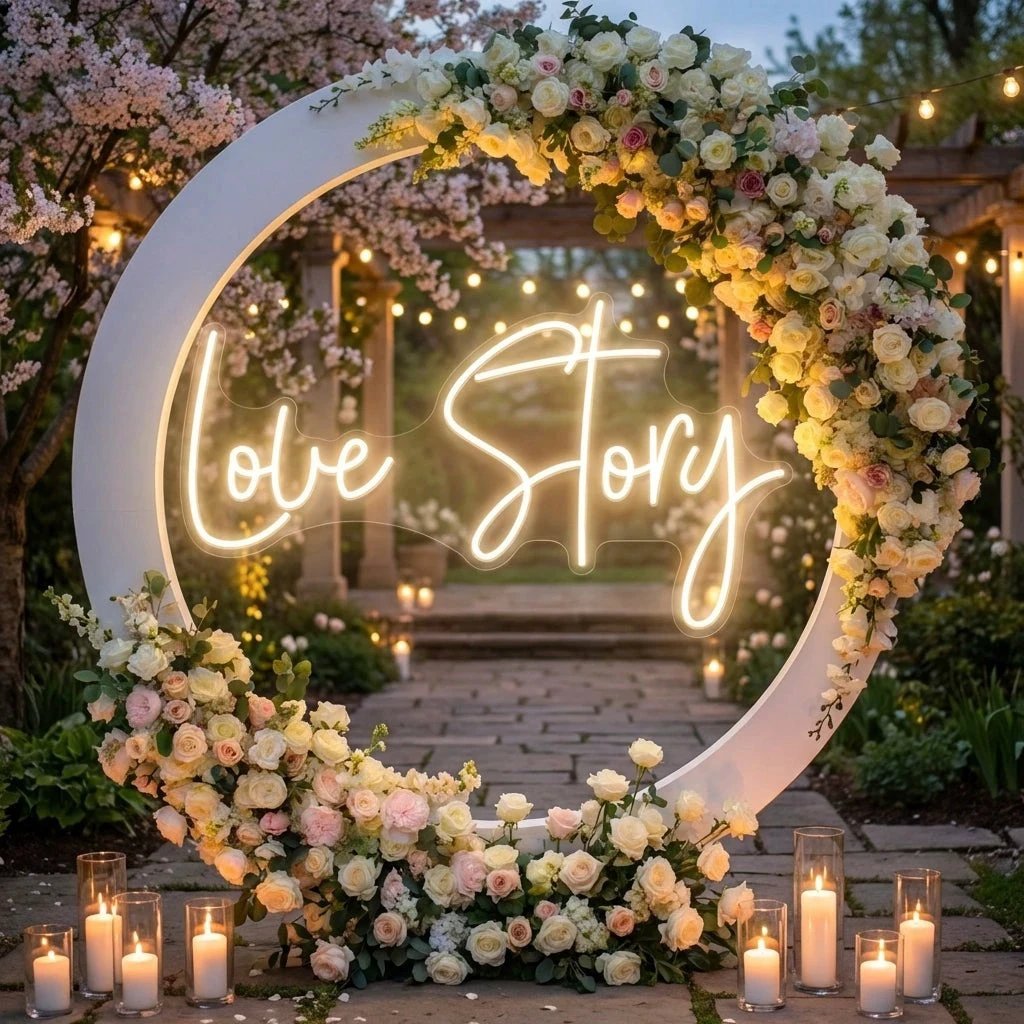 Love Story Led Neon Sign Light