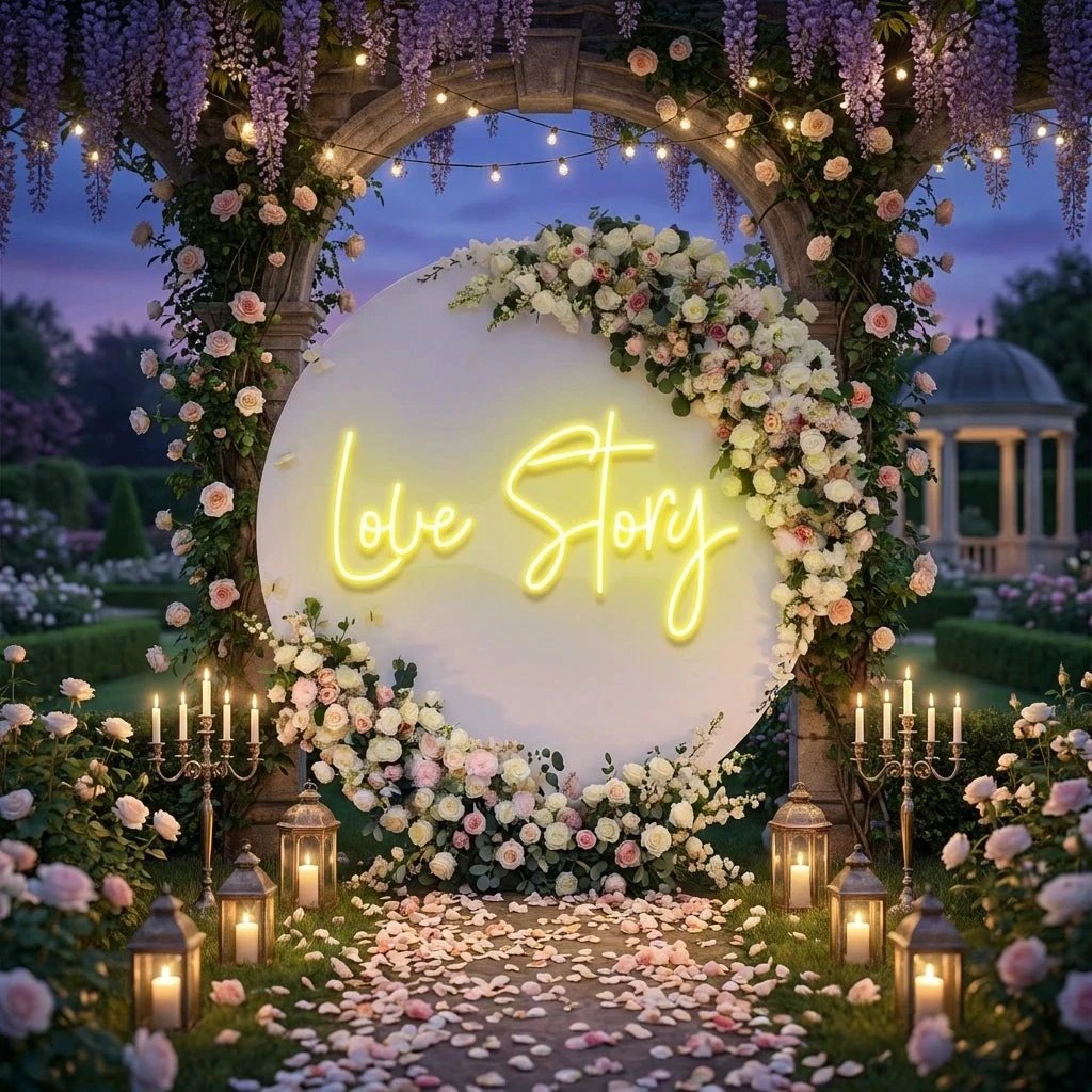 Love Story Led Neon Sign Light