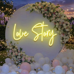 Love Story Led Neon Sign Light