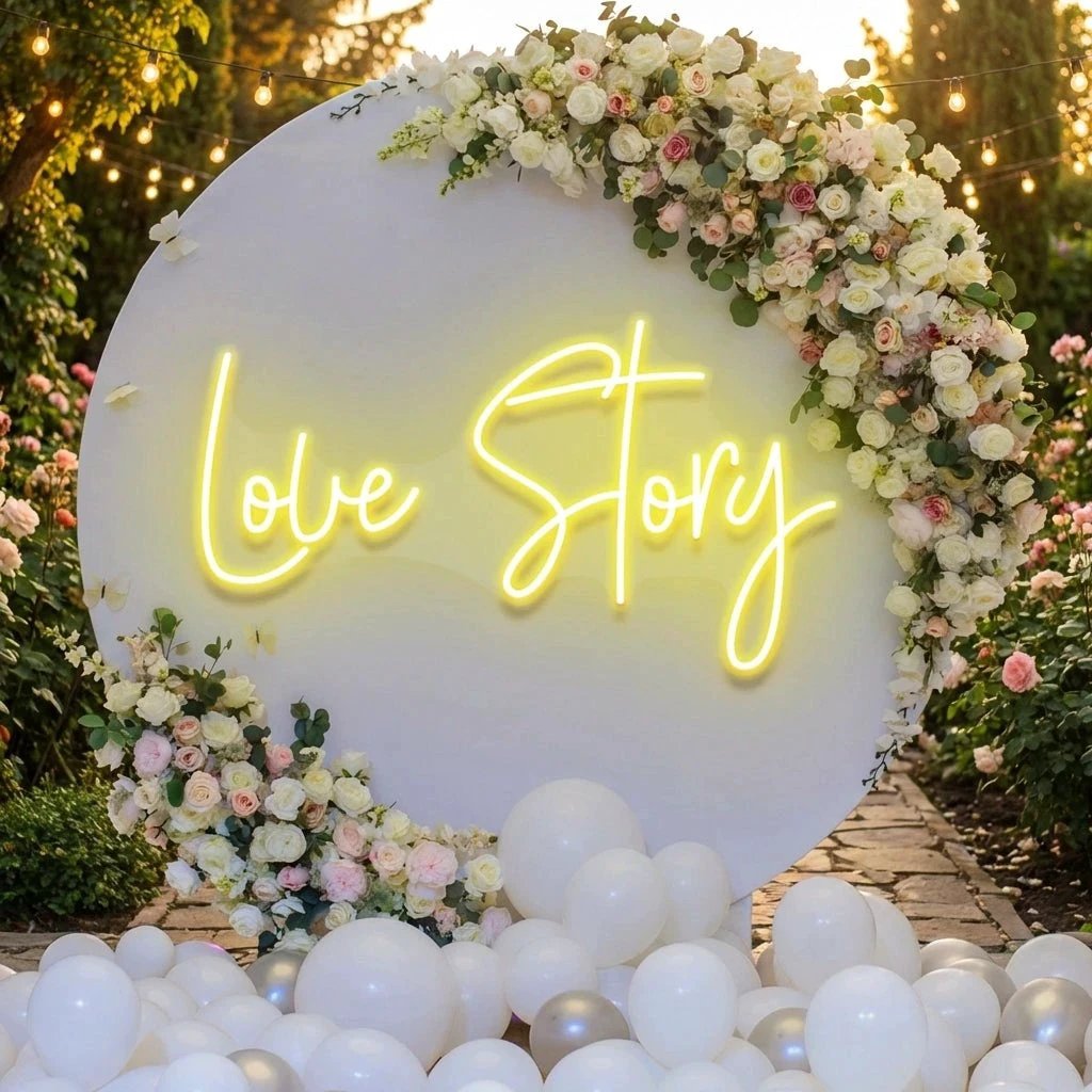 Love Story Led Neon Sign Light