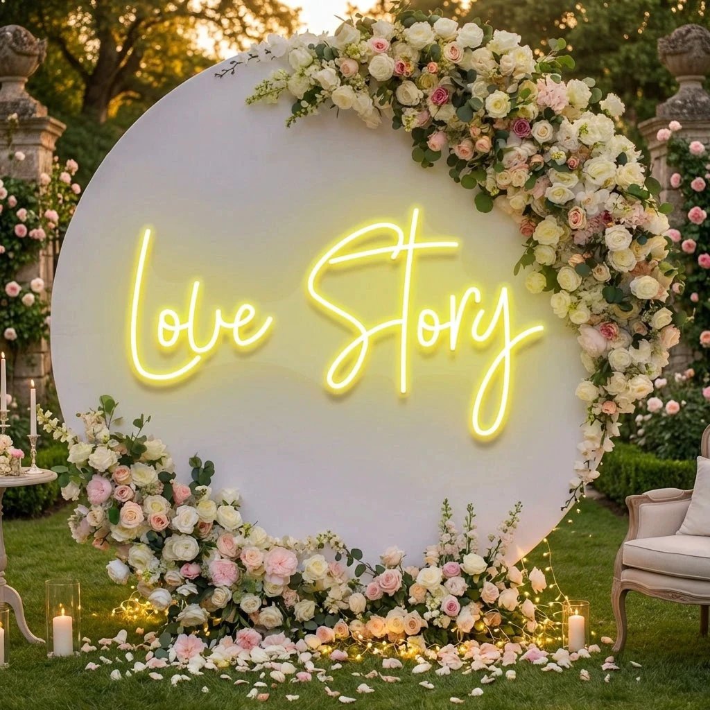 Love Story Led Neon Sign Light
