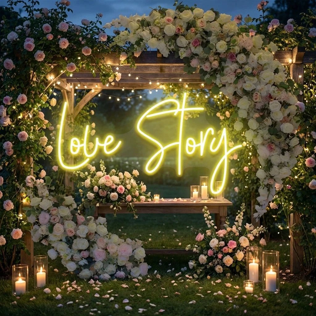 Love Story Led Neon Sign Light
