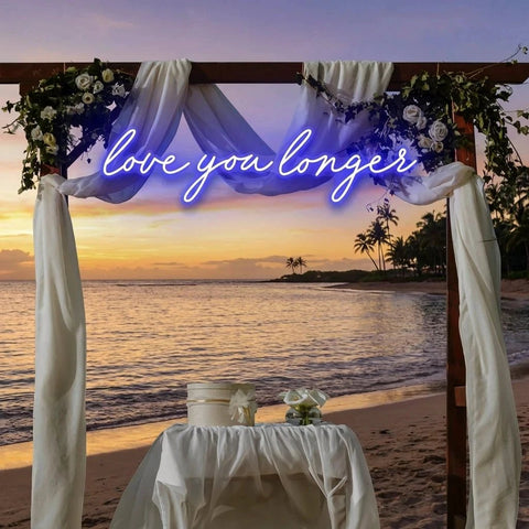 Love You Longer Led Neon Sign Light