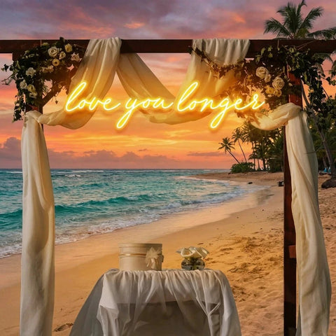 Love You Longer Led Neon Sign Light