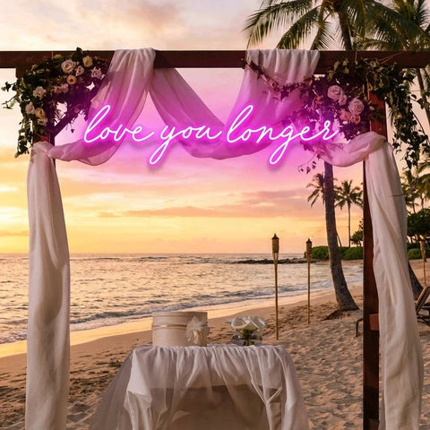 Love You Longer Led Neon Sign Light