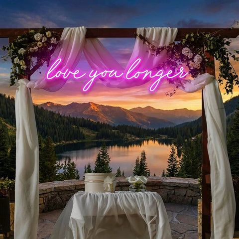 Love You Longer Led Neon Sign Light