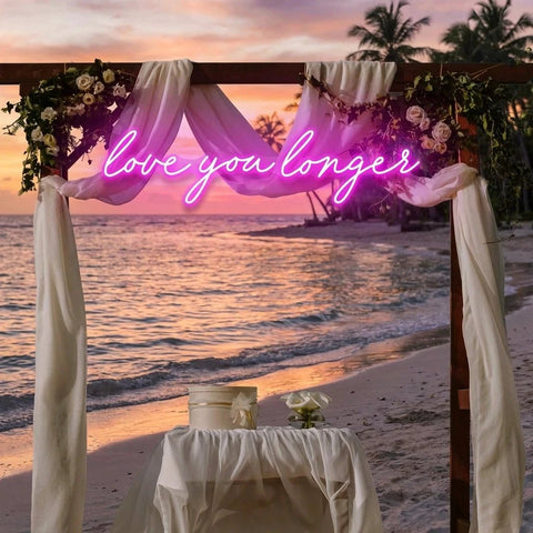 Love You Longer Led Neon Sign Light