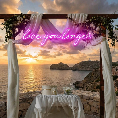 Love You Longer Led Neon Sign Light