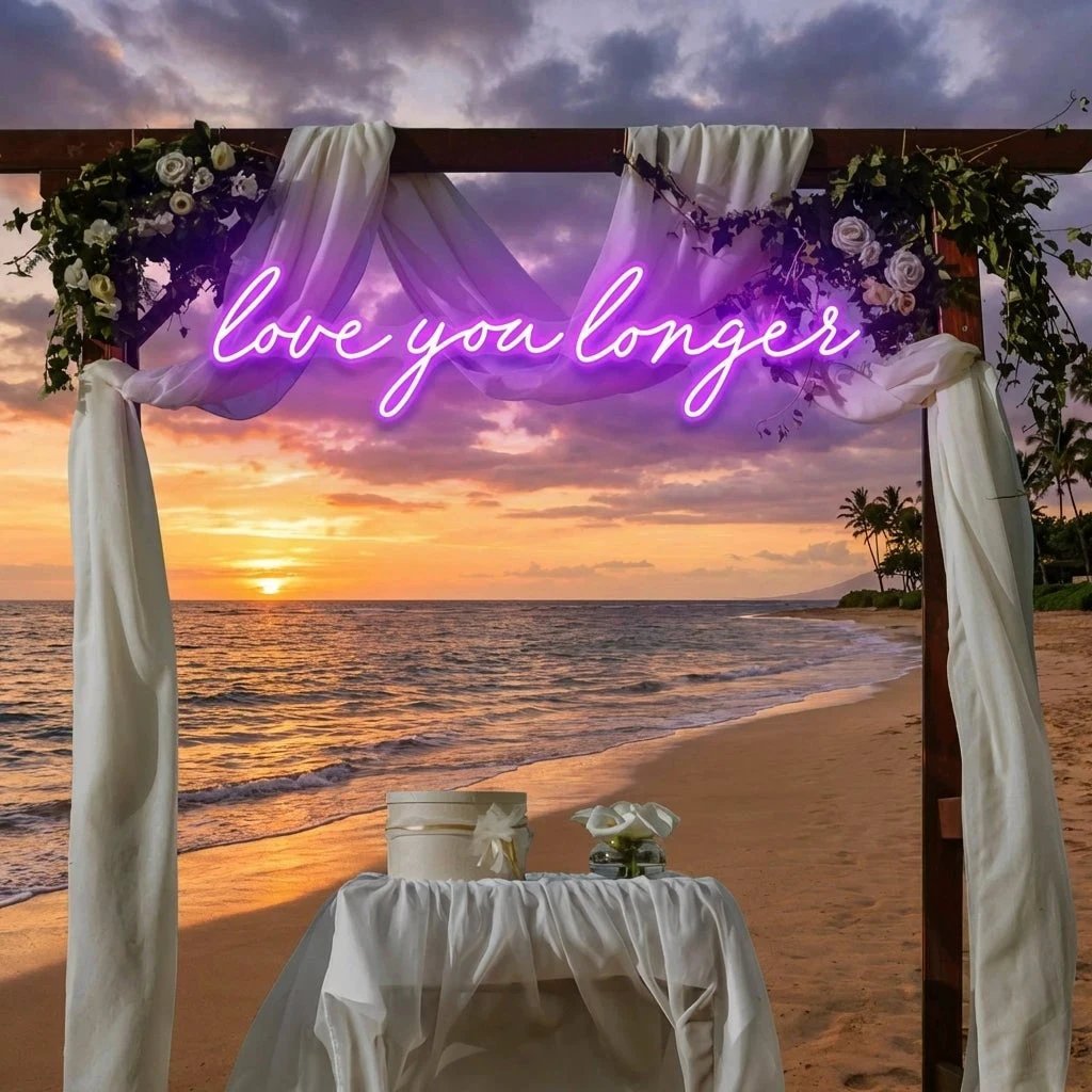 Love You Longer Led Neon Sign Light