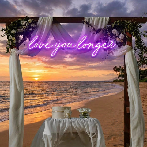 Love You Longer Led Neon Sign Light