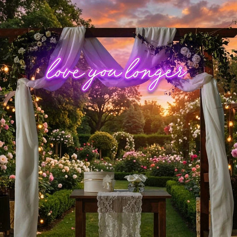 Love You Longer Led Neon Sign Light