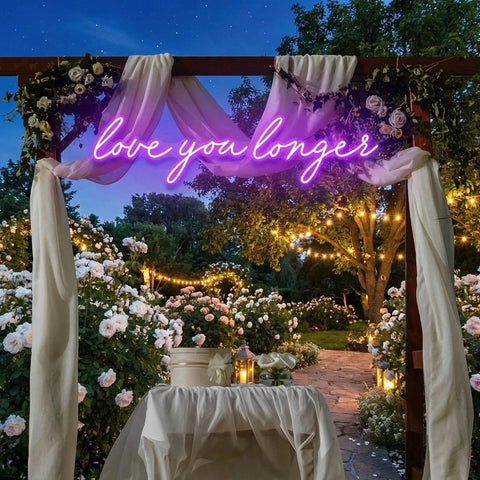 Love You Longer Led Neon Sign Light