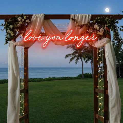 Love You Longer Led Neon Sign Light