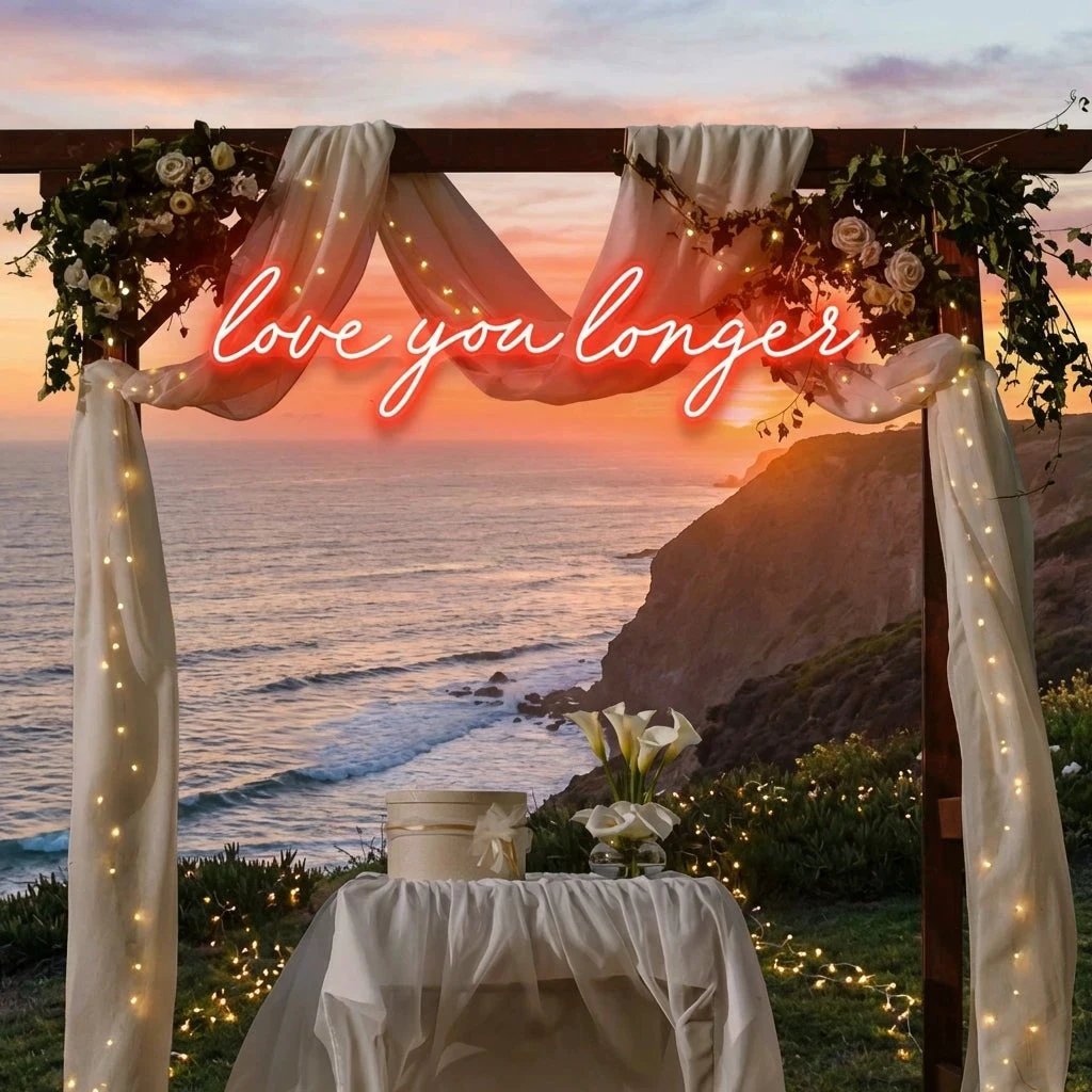 Love You Longer Led Neon Sign Light