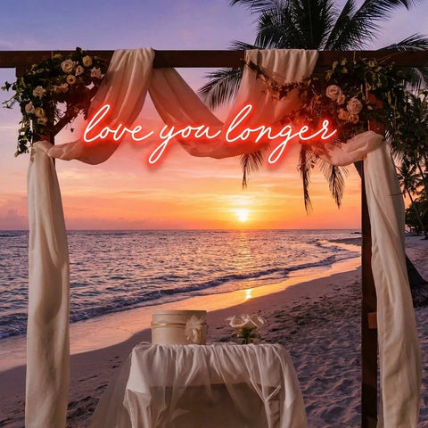 Love You Longer Led Neon Sign Light