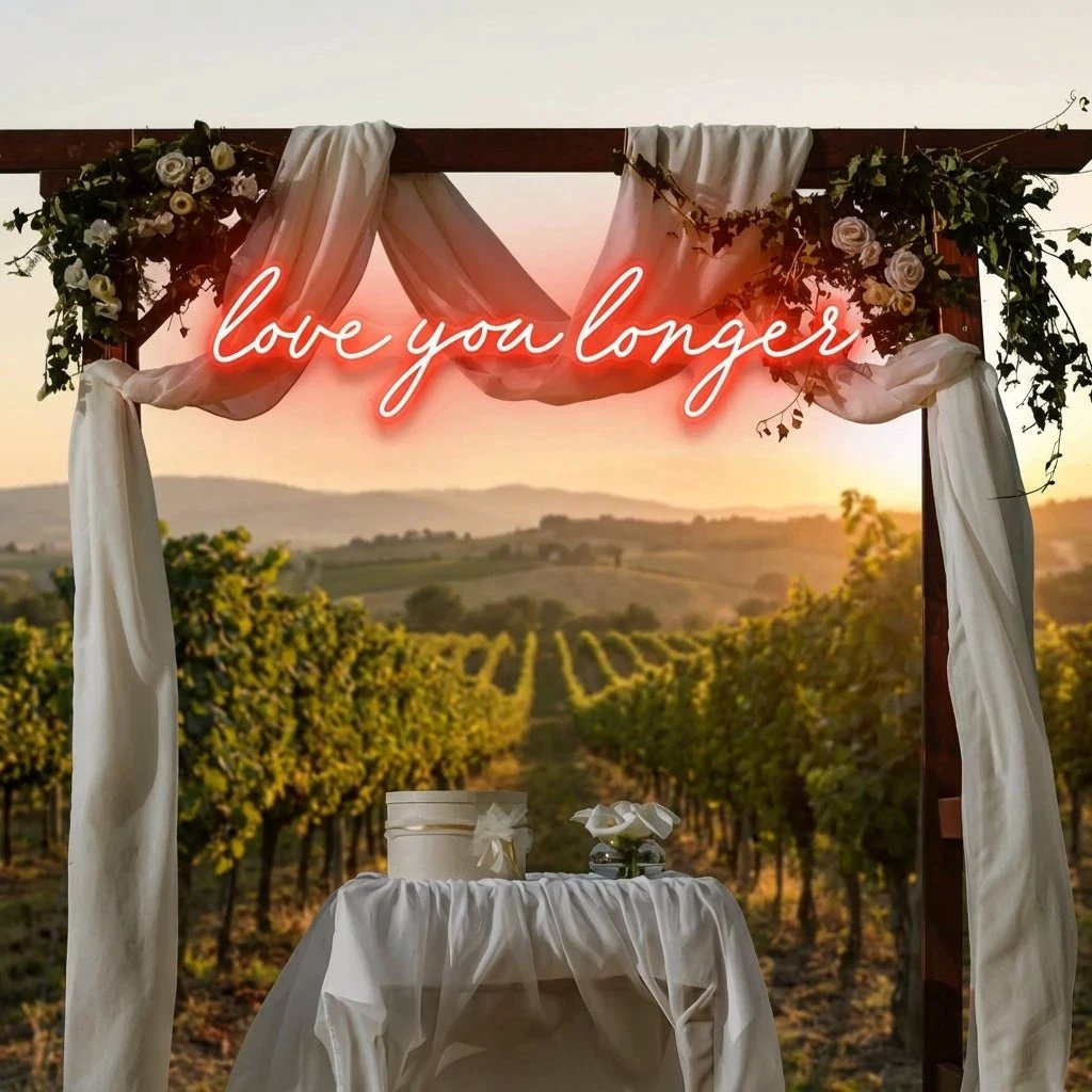 Love You Longer Led Neon Sign Light