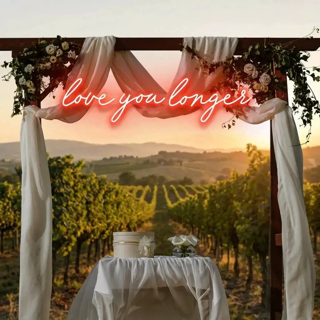 Love You Longer Led Neon Sign Light