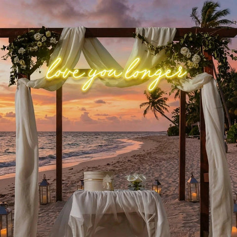 Love You Longer Led Neon Sign Light