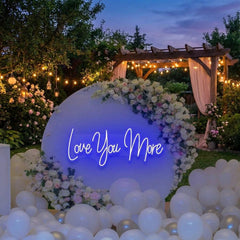Love You More Led Neon Sign Light
