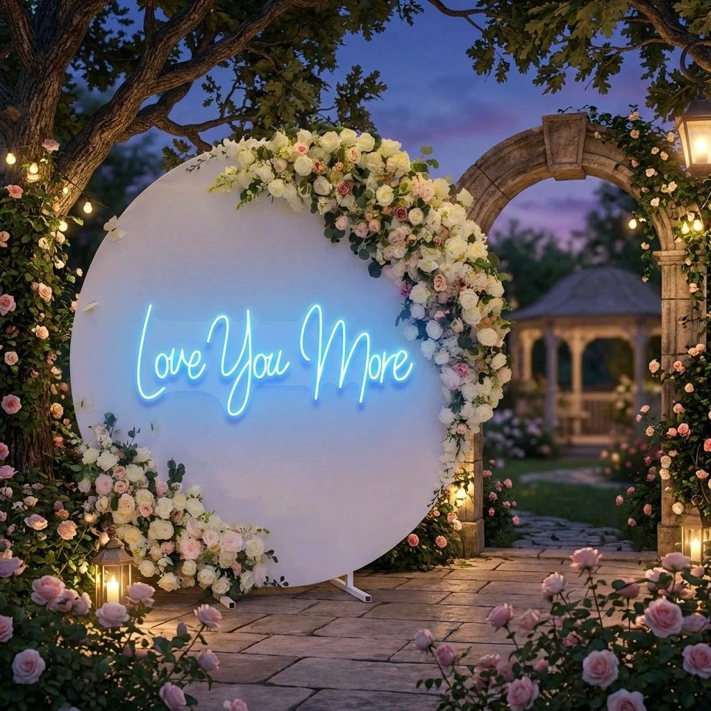 Love You More Led Neon Sign Light