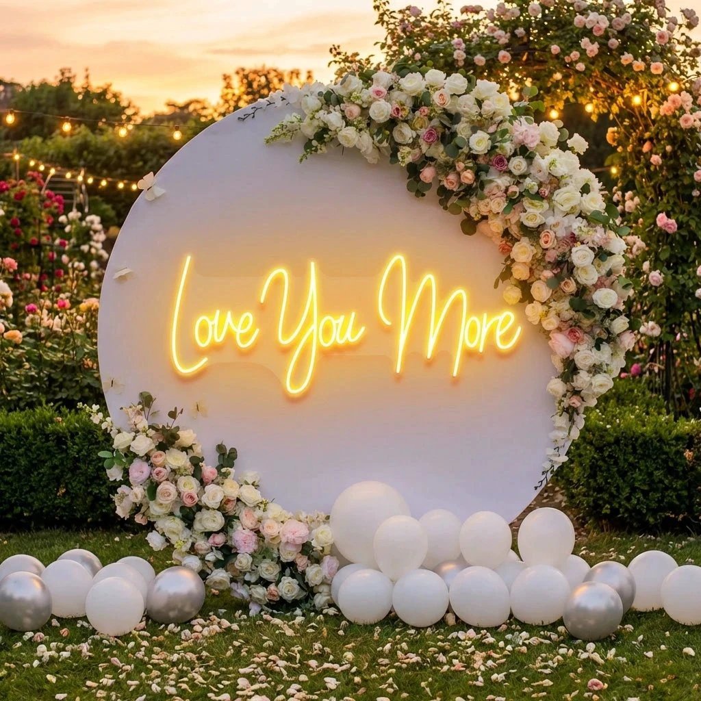 Love You More Led Neon Sign Light