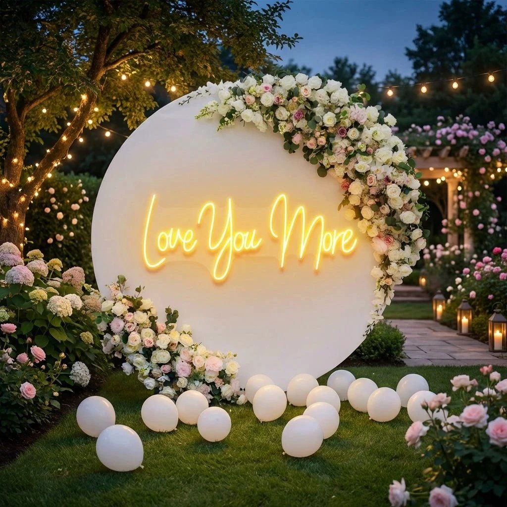 Love You More Led Neon Sign Light