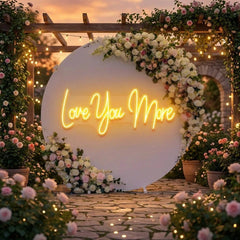 Love You More Led Neon Sign Light