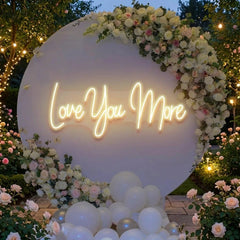Love You More Led Neon Sign Light
