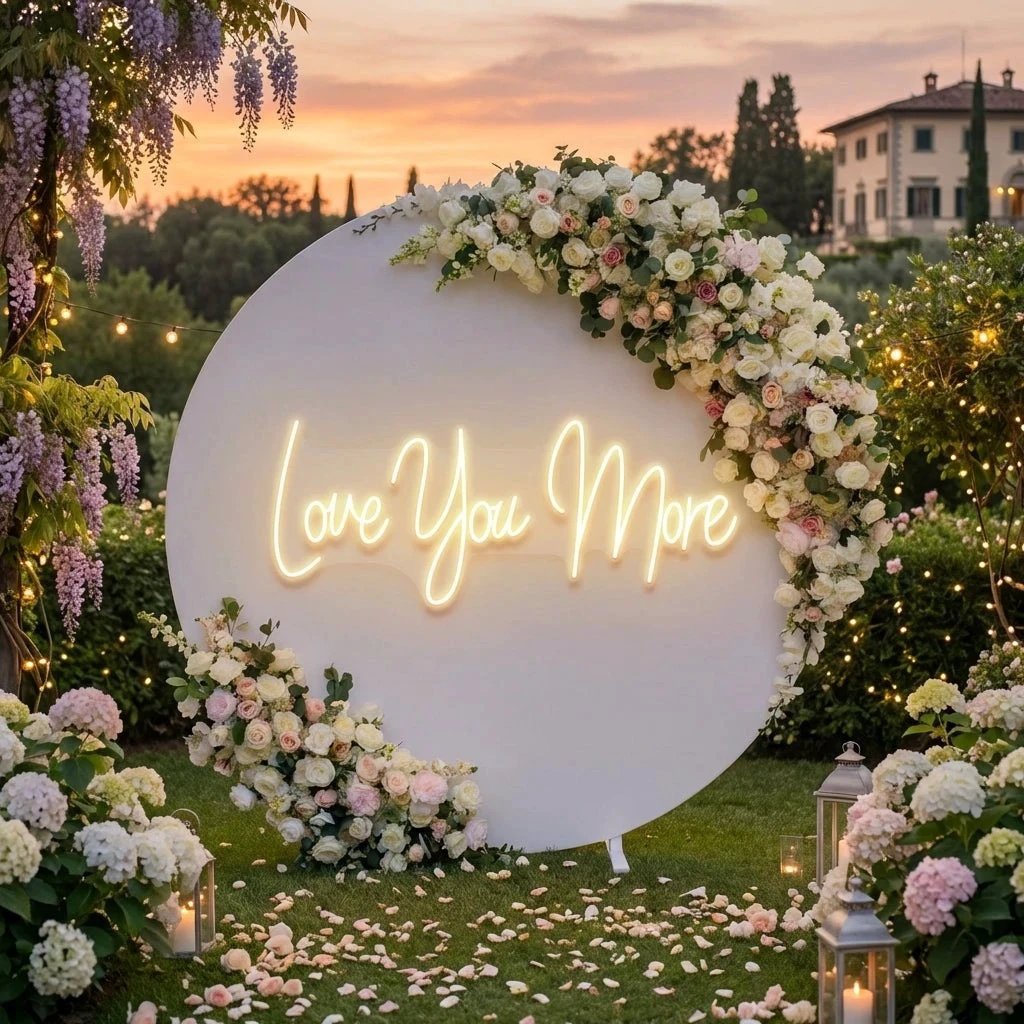 Love You More Led Neon Sign Light