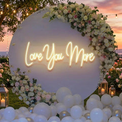 Love You More Led Neon Sign Light