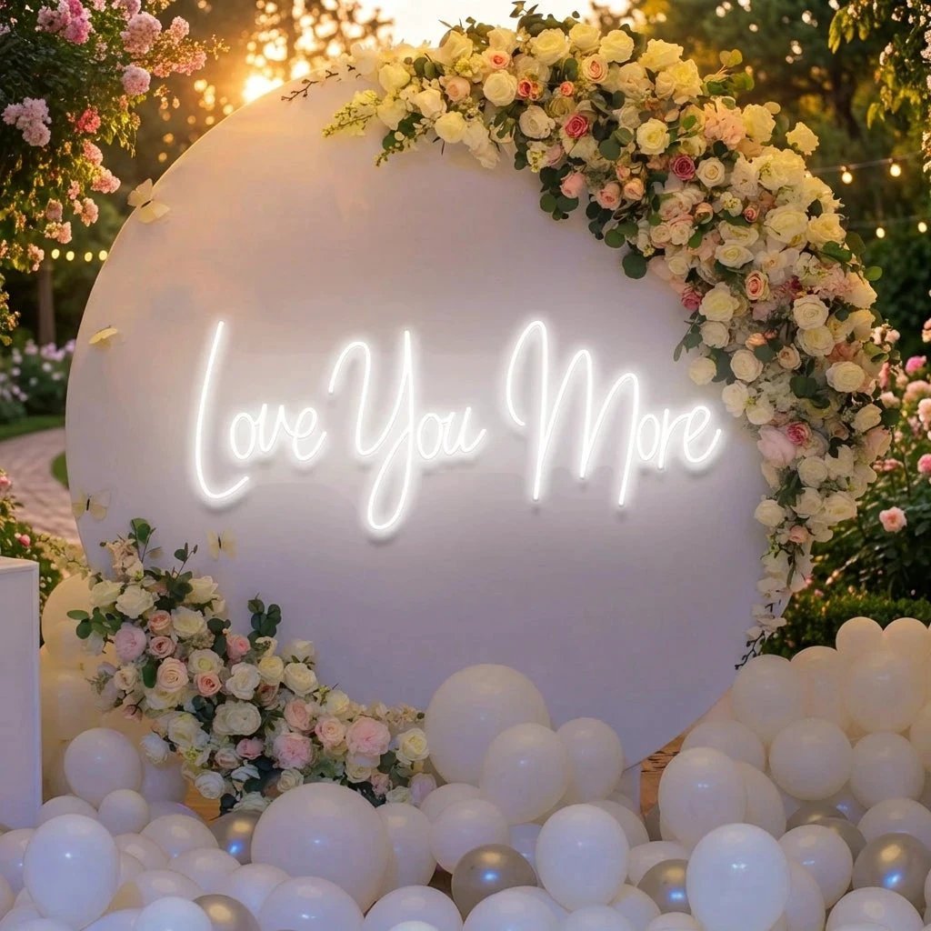 Love You More Led Neon Sign Light