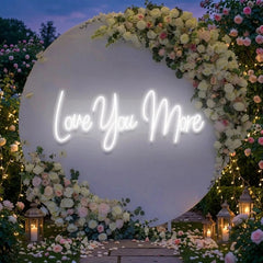 Love You More Led Neon Sign Light
