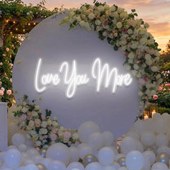 Love You More Led Neon Sign Light