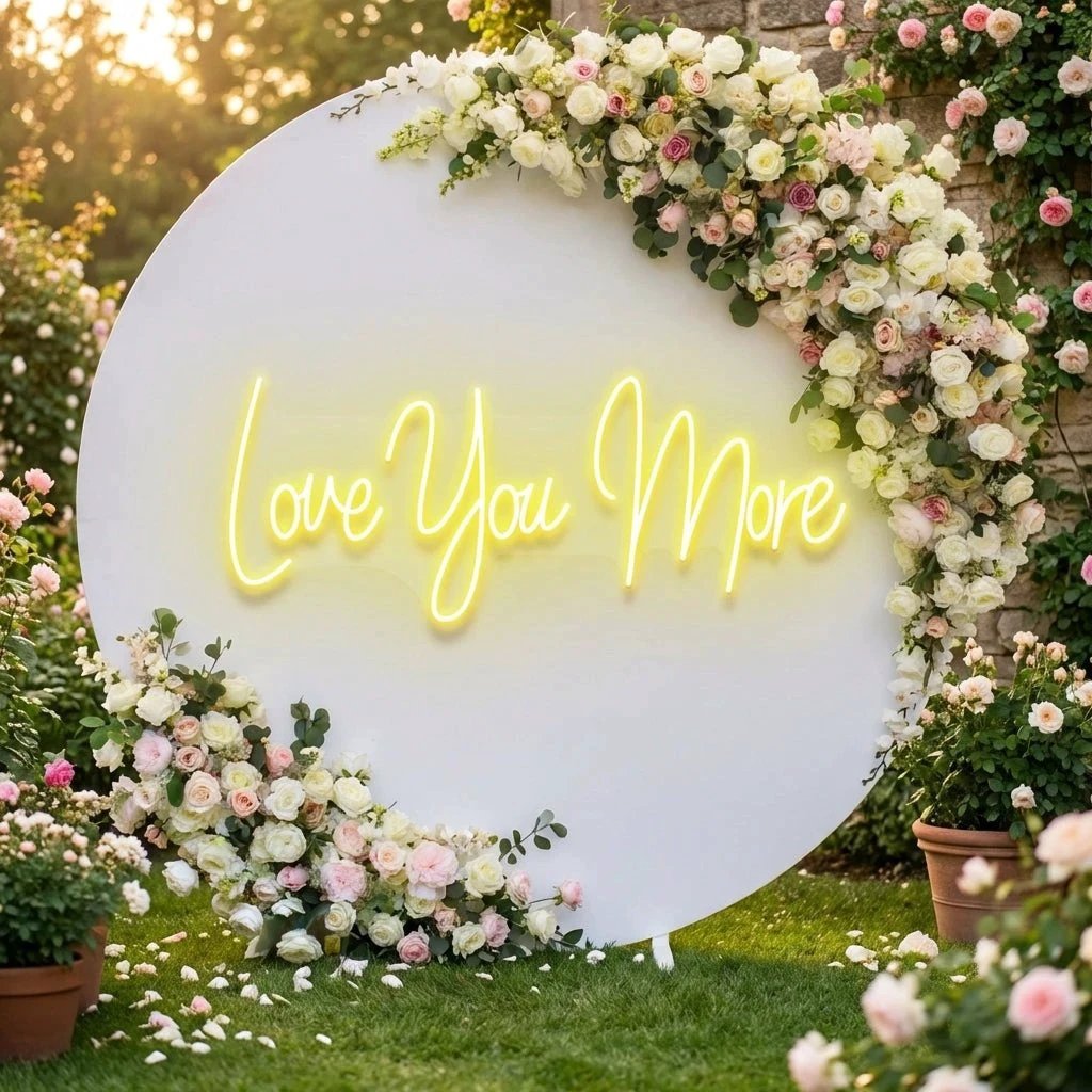 Love You More Led Neon Sign Light
