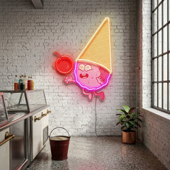 Magician Ice Cream LED Neon Sign Light Pop Art