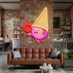 Magician Ice Cream LED Neon Sign Light Pop Art