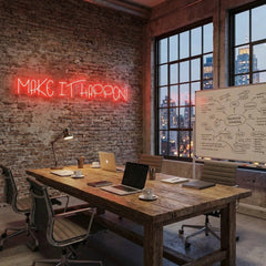 Make It Happen Neon Sign Light